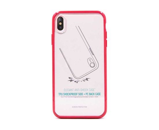 Devia Elegant anti-shock case iPhone XS Max (6.5) red Чехлы - альтернативные