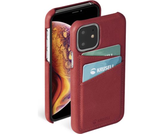 Krusell Sunne CardCover Apple iPhone 11 vintage red (61791) Чехлы - альтернативные