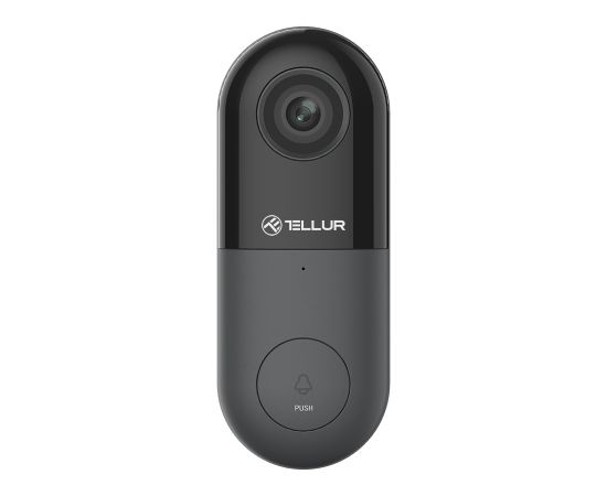 Tellur Smart WiFi Video DoorBell 1080P, PIR, Wired Black Новинки Для дома и сада 