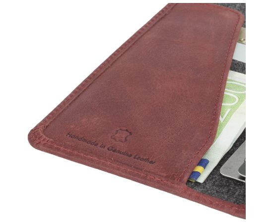 Krusell Sunne 4 Card FolioWallet Apple iPhone XS Max vintage red Чехлы - альтернативные