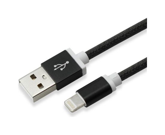 Sbox IPH7-B USB 2.0 8 Pin black Data USB kabeļi