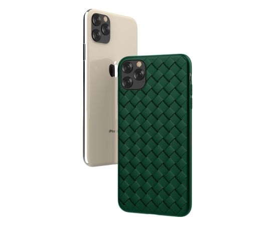 Devia Woven Pattern Design Soft Case iPhone 11 Pro Max green Чехлы - альтернативные