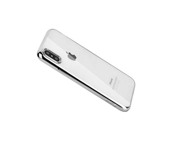 Devia Glitter soft case (TPU) iPhone XS Max (6.5) silver Чехлы - альтернативные