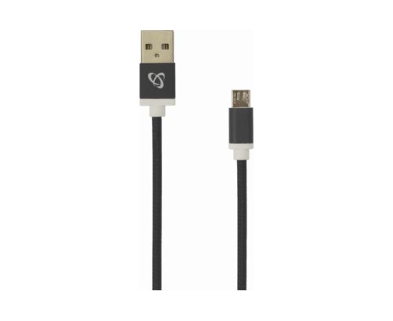Sbox USB->Micro USB M/M 1.5m USB-10315B black Data USB kabeļi
