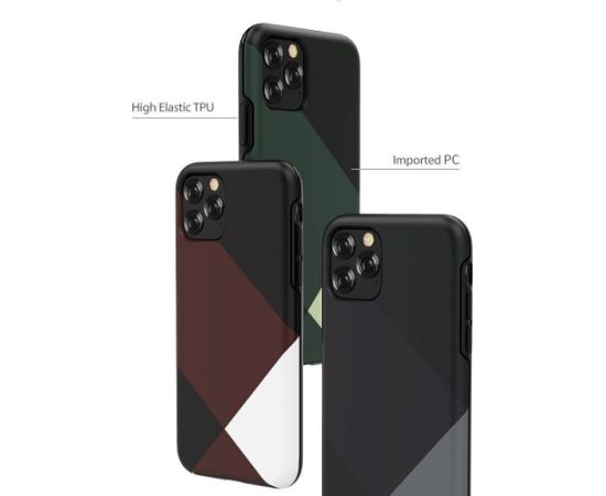 Devia Simple style grid case iPhone 11 Pro red Чехлы - альтернативные