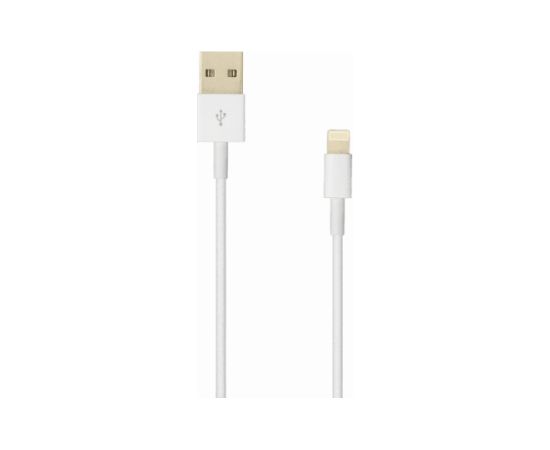 Sbox USB A M.->I-PH.7 1M IPH7 White Data USB kabeļi