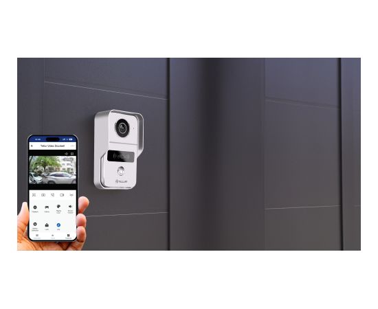 Tellur Smart WiFi Video DoorBell 1080P, Unlock function, Indoor chime, grey Jaunumi -Dārzam