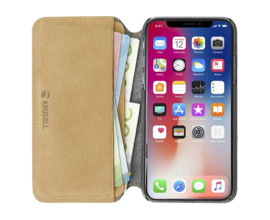 Krusell Broby 4 Card SlimWallet Apple iPhone XS cognac Чехлы - альтернативные