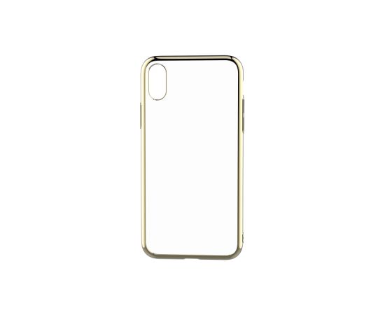 Devia Glitter soft case (TPU) iPhone XS/X(5.8) gold Чехлы - альтернативные