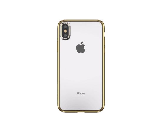 Devia Glitter soft case (TPU) iPhone XS/X(5.8) gold Чехлы - альтернативные