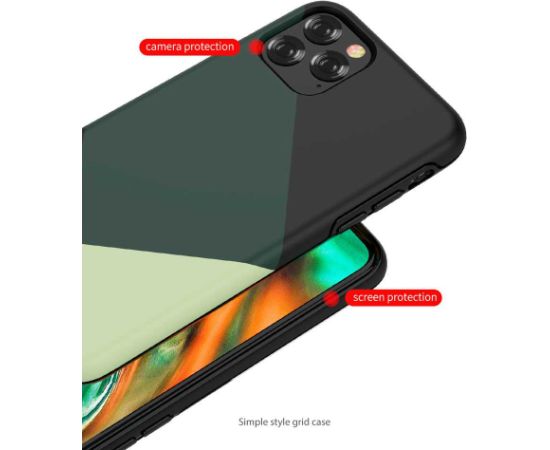 Devia simple style grid case iPhone 11 Pro Max green Чехлы - альтернативные