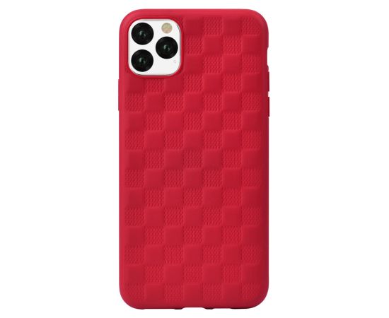 Devia Woven2 Pattern Design Soft Case iPhone 11 Pro red Чехлы - альтернативные