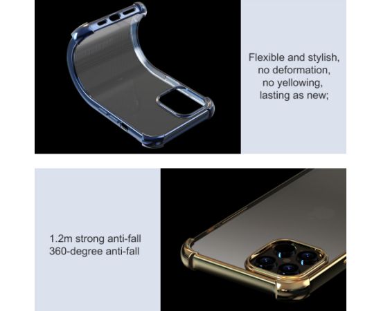 Devia Glitter shockproof soft case iPhone 12 mini blue Чехлы - альтернативные