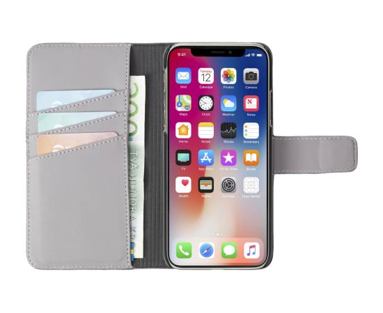 Krusell Loka FolioWallet 2in1 Apple iPhone XS Max grey Чехлы - альтернативные