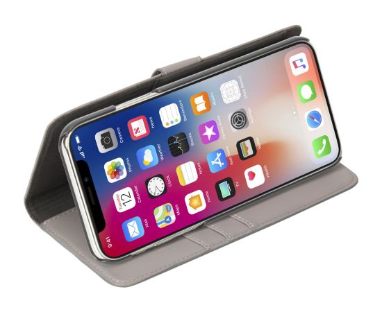 Krusell Loka FolioWallet 2in1 Apple iPhone XS Max grey Чехлы - альтернативные