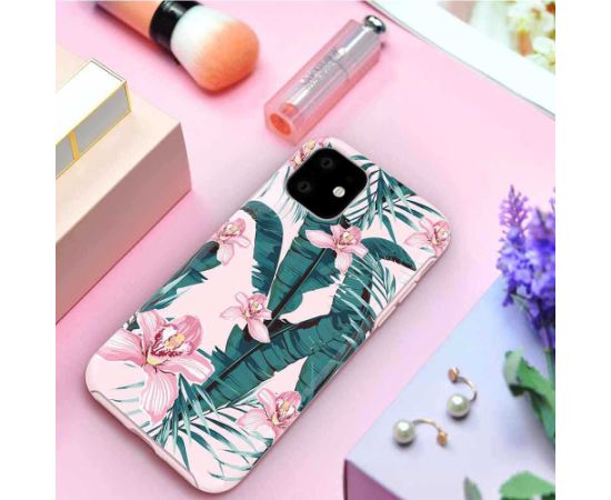 Devia Perfume lily series case iPhone 11 Pro Max pink Neoriģinālie Maciņi
