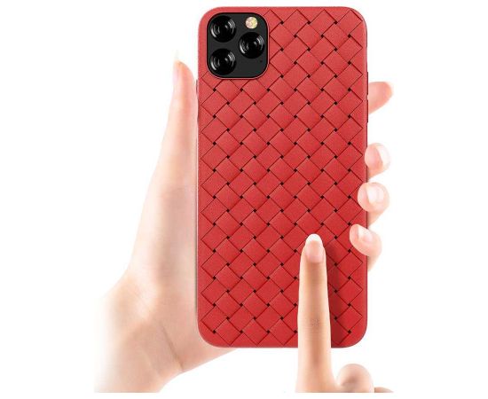 Devia Woven Pattern Design Soft Case iPhone 11 Pro red Чехлы - альтернативные