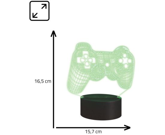 Manta SNL57RGB LED lamp Light decoration Gamepad RGB 3D Jaunumi, Bērnu preces