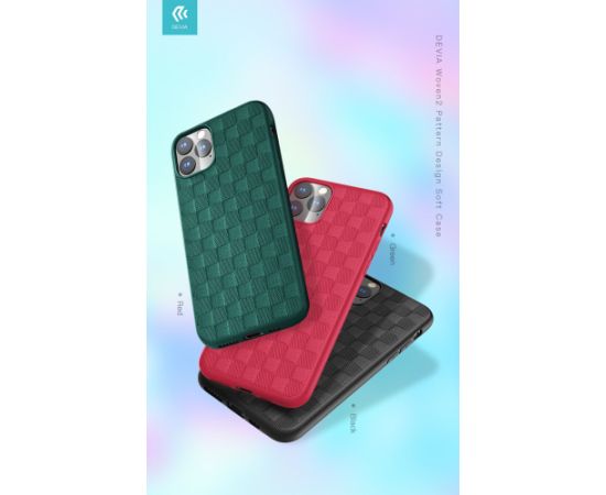 Devia Woven2 Pattern Design Soft Case iPhone 11 Pro black Чехлы - альтернативные