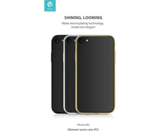 Devia Glimmer series case (PC) iPhone SE2 gold Чехлы - альтернативные