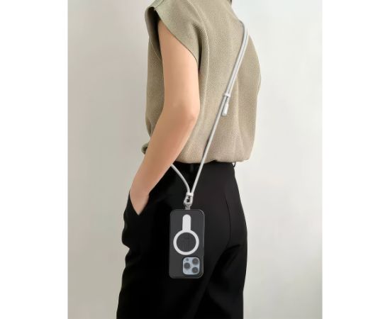 Sbox LANYARD WHITE Type-C -Type-C 1.5m White Data USB kabeļi