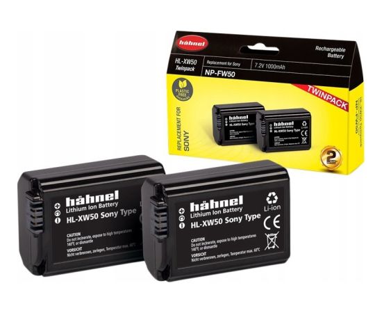 HÄhnel Akumulators Hähnel Battery Sony HL-XW50 Twin Pack Новинки Компьютерная техника