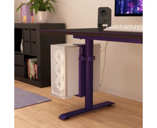 Arozzi Under-desk Arena PC Mount AZ-PCMOUNT-PP Adjustable Height, Width Purple TV un monitoru stiprinājumi, kronšteini