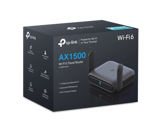 TP-Link TL-WR1512X Roam 6 AX1500 Wi-Fi 6 Travel Router TP-LINK Wireless Routers