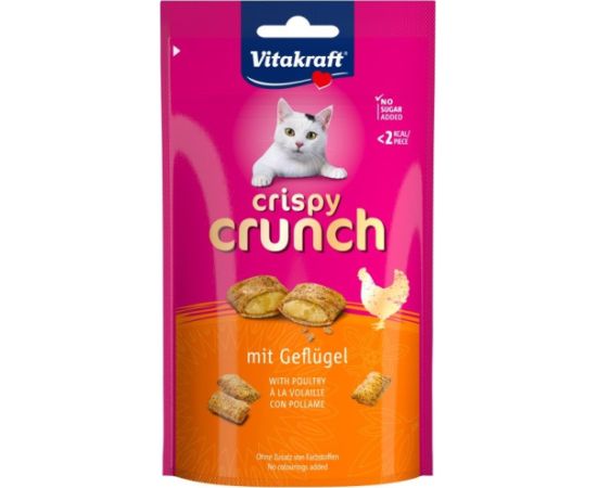 VITAKRAFT Crispy Crunch Poultry - cat treats - 60g Kaķu sausā barība