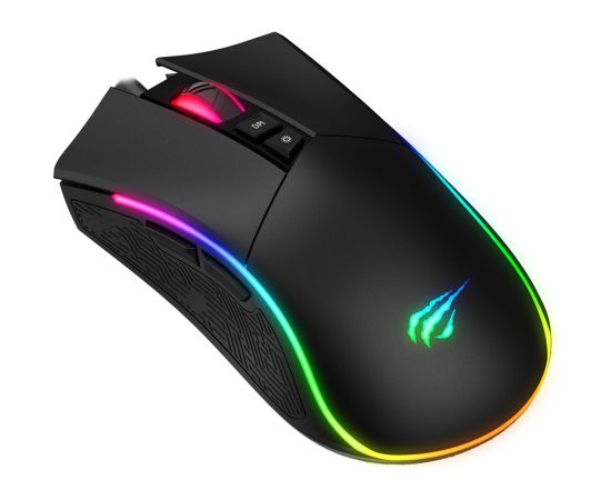 Havit MS1001S - Optical right-handed gaming mouse, USB type A, black-grey Мыши
