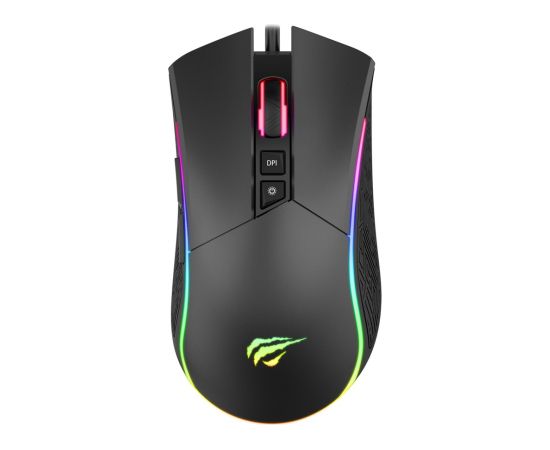 Havit MS1001S - Optical right-handed gaming mouse, USB type A, black-grey Мыши
