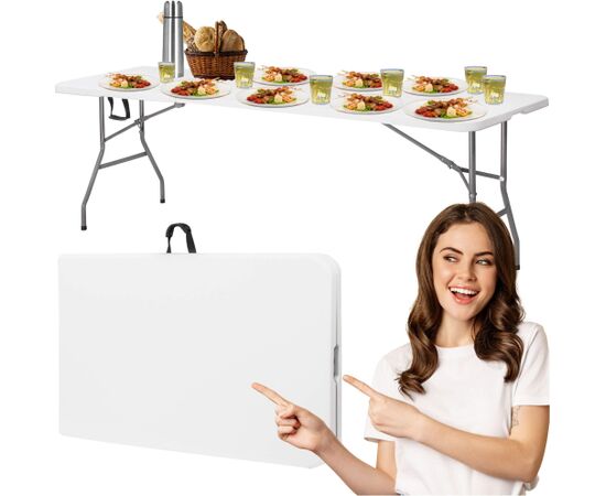Складной стол Springos GF0108 180x74x74 см Dārza galdi