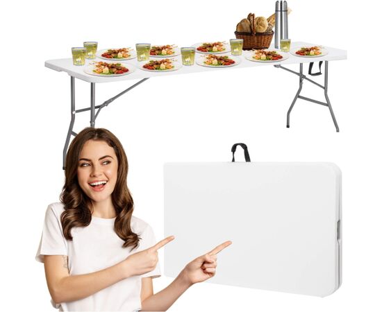Складной стол Springos GF0108 180x74x74 см Dārza galdi