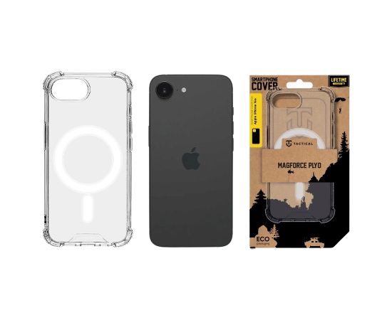 Tactical MagForce Plyo Cover Aizsargapvalks priekš Apple iPhone 16e / caurspīdīgs Neoriģinālie Maciņi