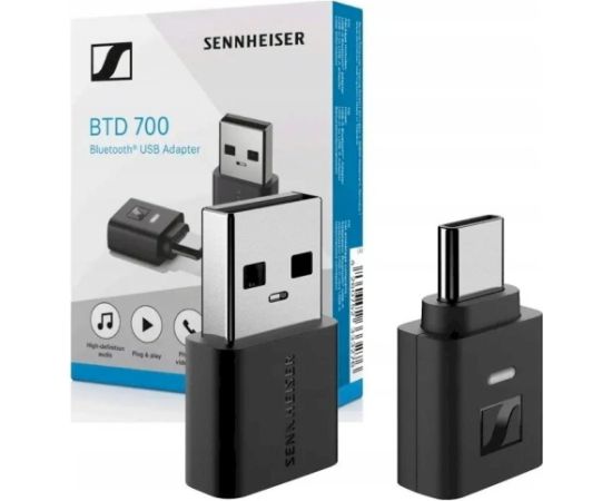 Sennheiser BTD 700 USB-C Bluetooth Аdapteris Telefonu lādētāji 220v