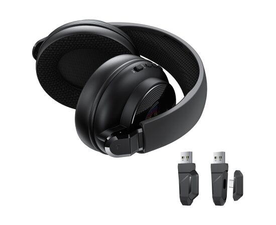 Wireless headphones Acefast H15 Gaming black Austiņas