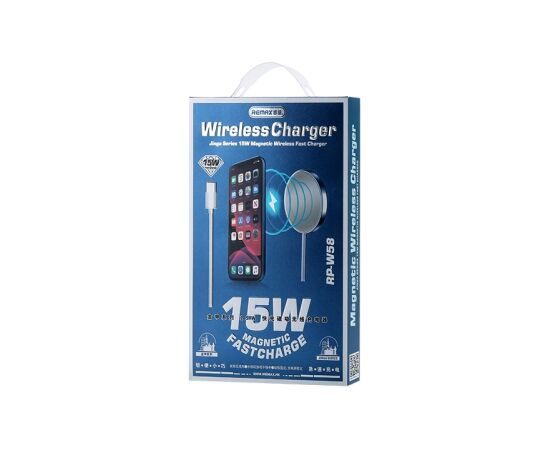 Wireless charger Remax RP-W58 15W white Bezvadu telefonu lādētāji