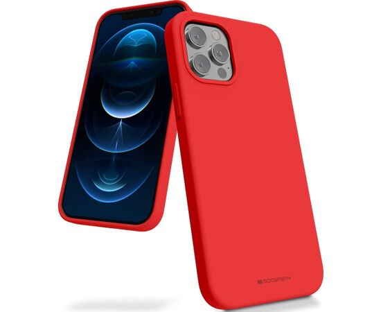 Case Mercury Silicone Case Samsung A566 A56 5G red Neoriģinālie Maciņi