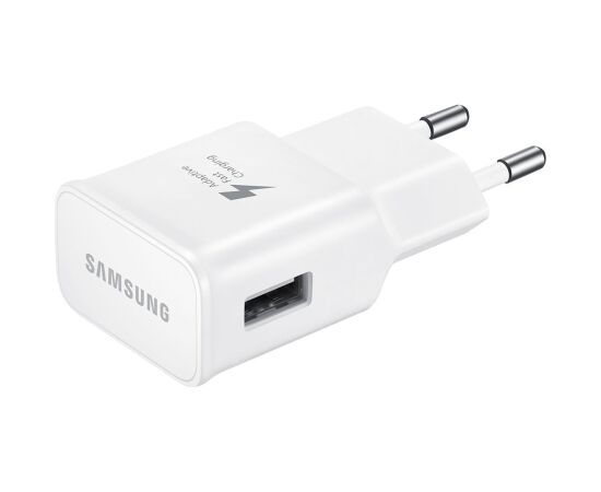 Charger Samsung EP-TA200NWE 15W + Type-C cable  white Telefonu lādētāji 220v