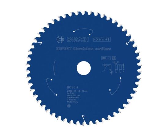 Griešanas disks Bosch 2608902120; 165x20x1,8 mm; Z54 Zāģripas