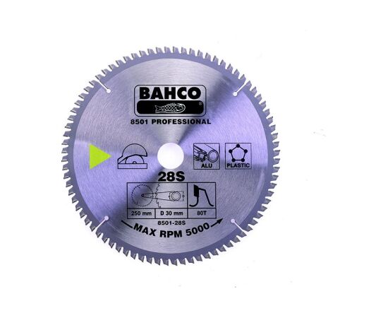 Griešanas disks Bahco 8501-18S; 216x30 mm; 48T; -5° Zāģripas