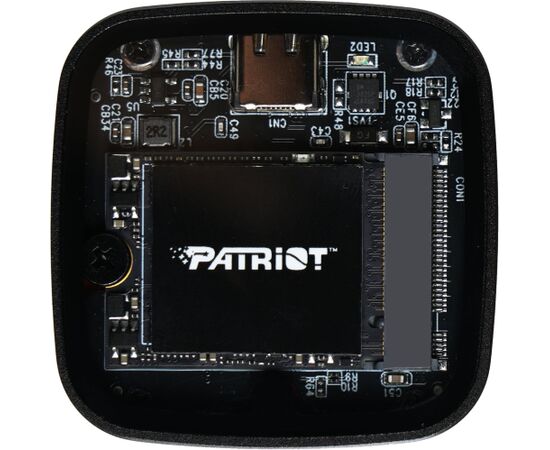Patriot PDP31 Portable SSD 500 GB, External SSD (black/red, USB-C 3.2 Gen 2 (10 Gbit/s)) Ārējie cietie diski HDD SSD
