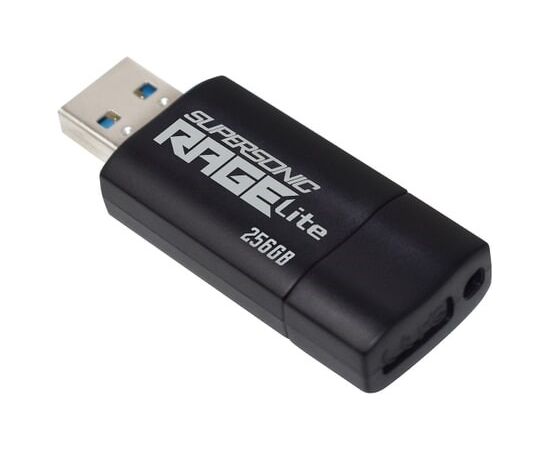 Flashdrive PATRIOT Rage Lite 1TB 120 MB/S USB 3.2 retractable Black (PEF1TBRLB32U) USB Flash atmiņas