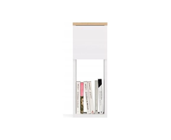 Top E Shop GALAX 20/1S WHITE/ARTISAN BEDSIDE TABLE Naktsskapīši
