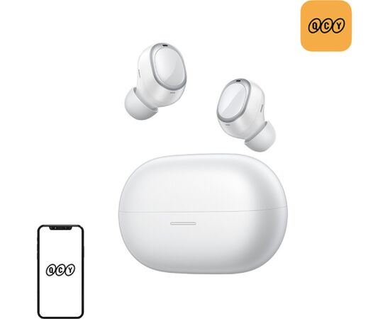 QCY Melobuds A30 Wireless Earbuds (White) Austiņas