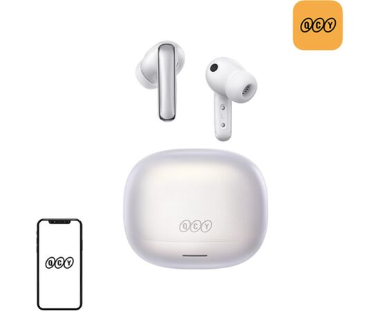 QCY Melobuds N65 Wireless Earbuds (White) Austiņas