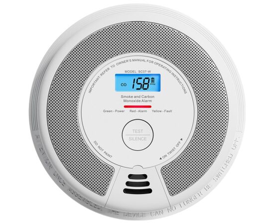 X-SENSE SC07-W Smoke and Alarm Detector Viedie Sensori