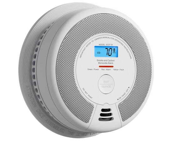 X-SENSE SC07-W Smoke and Alarm Detector Viedie Sensori