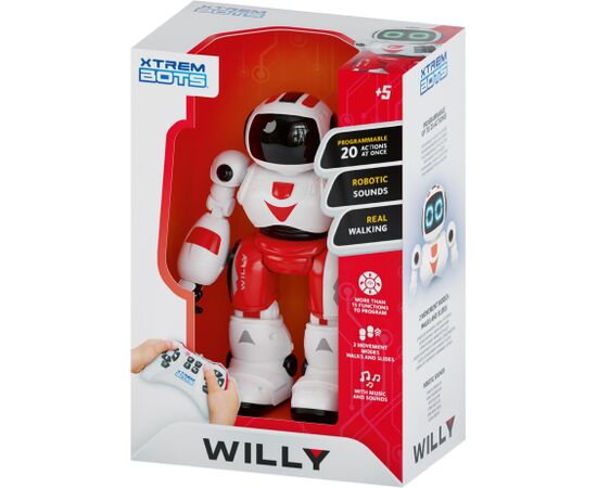 XTREM BOTS Интерактивный робот Willy Tрансформеры / Beyblade / Дрони / Трассы
