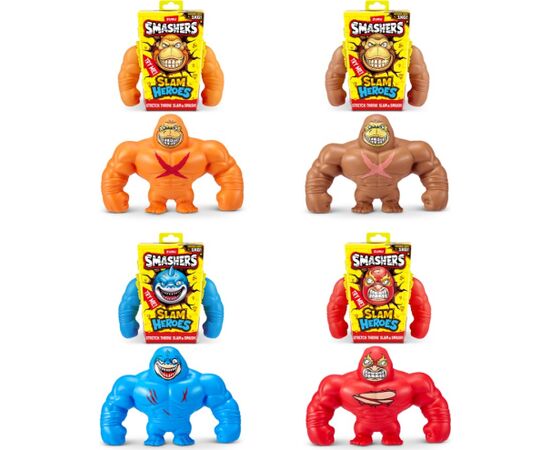 SMASHERS Slam Heroes тянущаяся фигурка Brainrot, 18 cm Новости - Детские товары